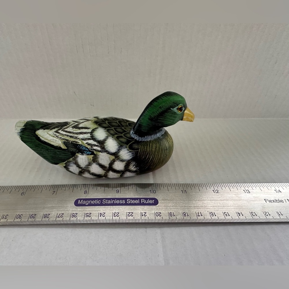 Handcrafted Wooden Duck Figurine - Picture 14 of 14